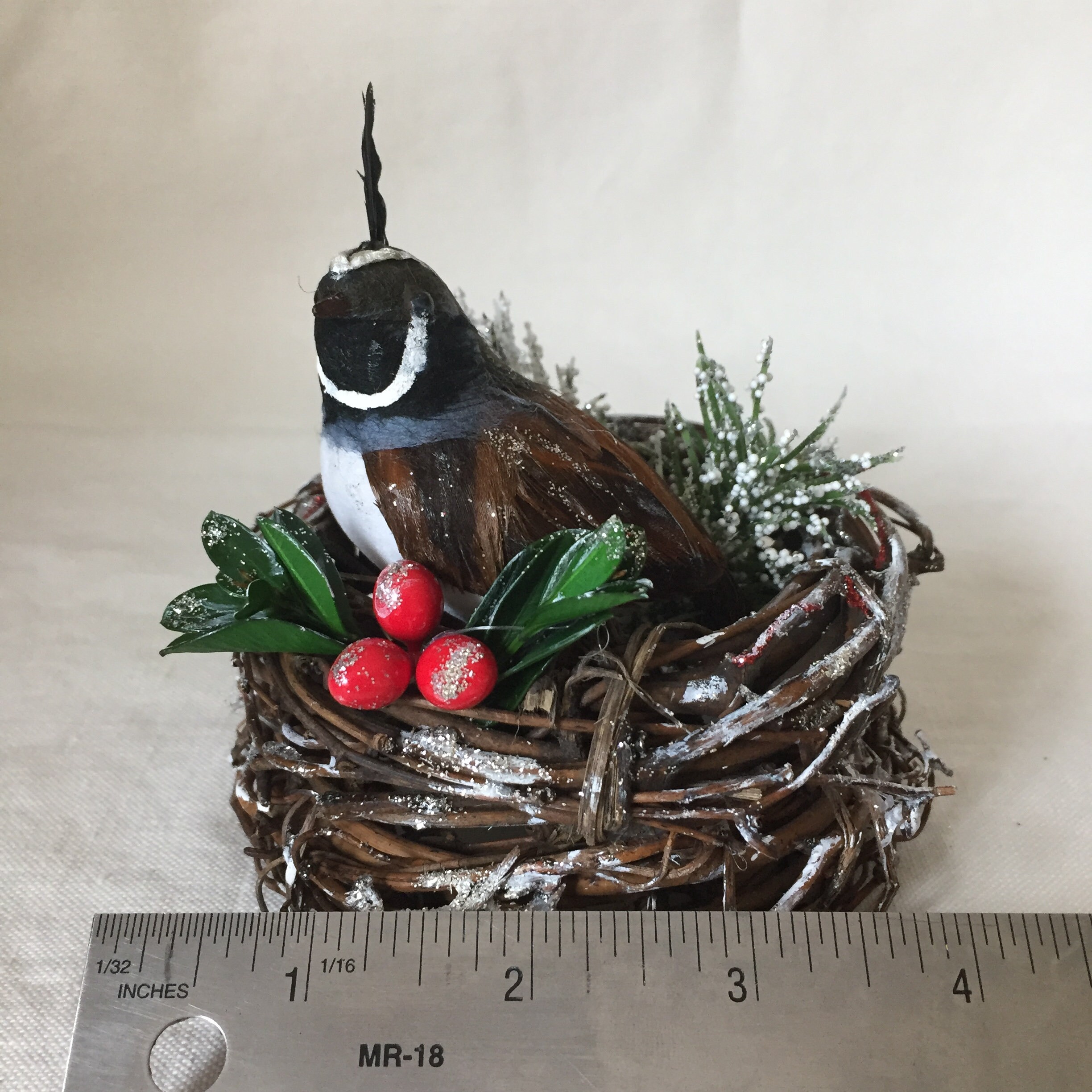 Christmas nest ornaments
