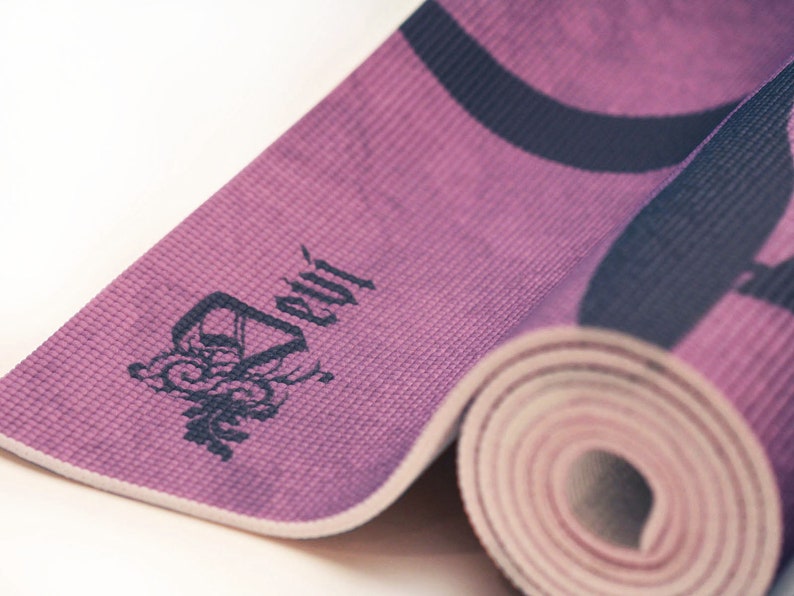 Devi Yoga Jasmine Mat The Pop Art Line Etsy