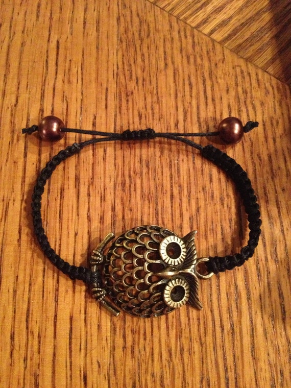 Items similar to Owl Bracelet on Etsy