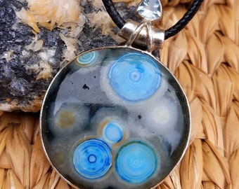 Ocean Jasper Necklace - 925 silver