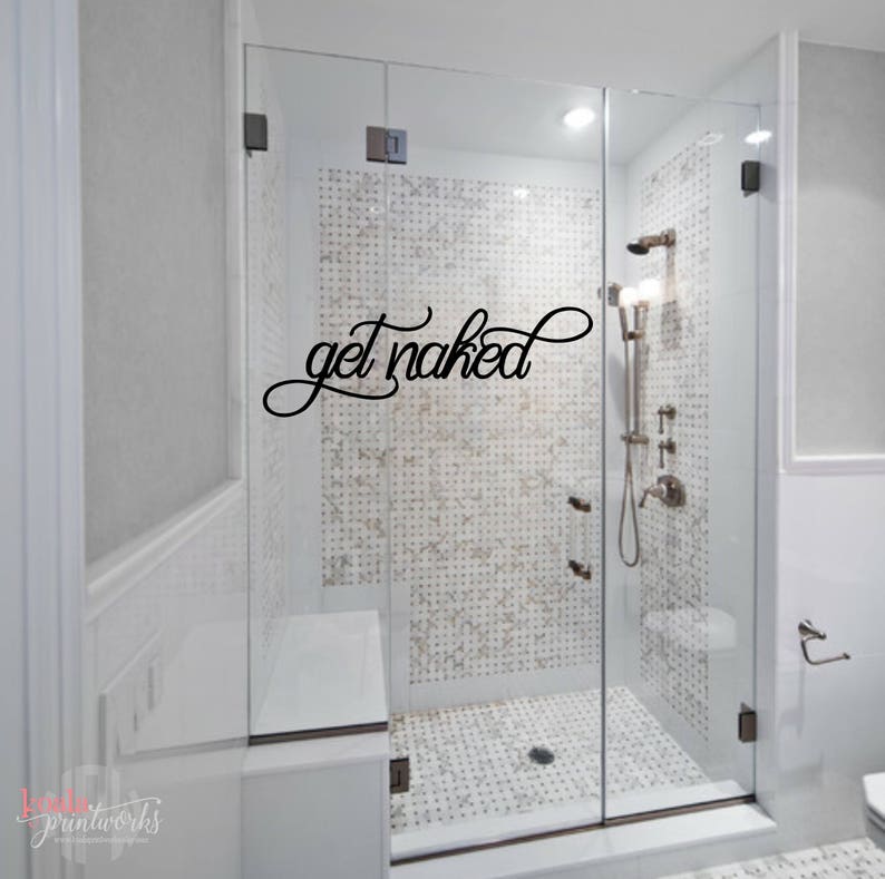 Shower Door Decal Get Bathroom Master Image 0