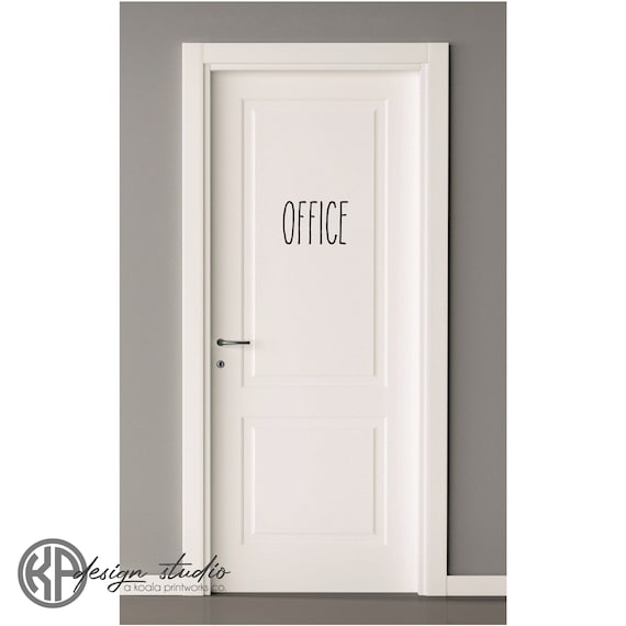 Office Door Decal Office Decal Home Office Sticker Etsy