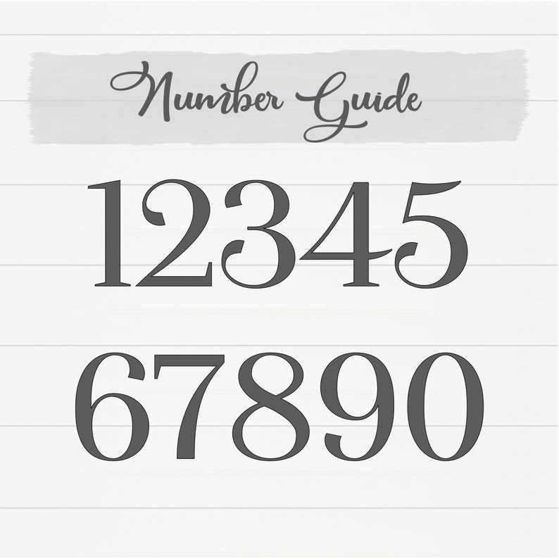 Front Door Address Decal House Apartment Address Decal Etsy