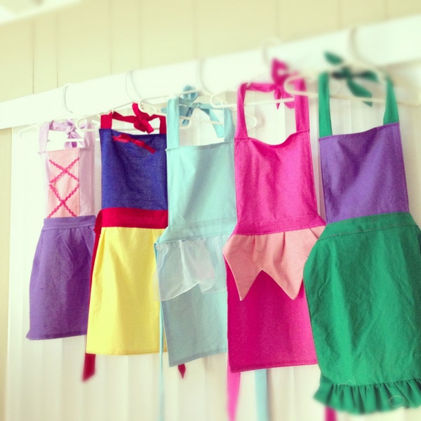 Adult Disney Princess Inspired Aprons