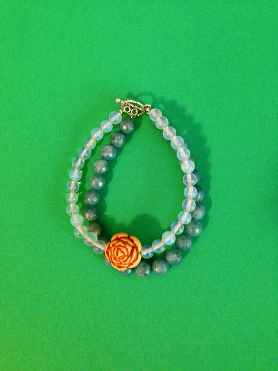 Items similar to Moonstone & Aquamarine on Etsy