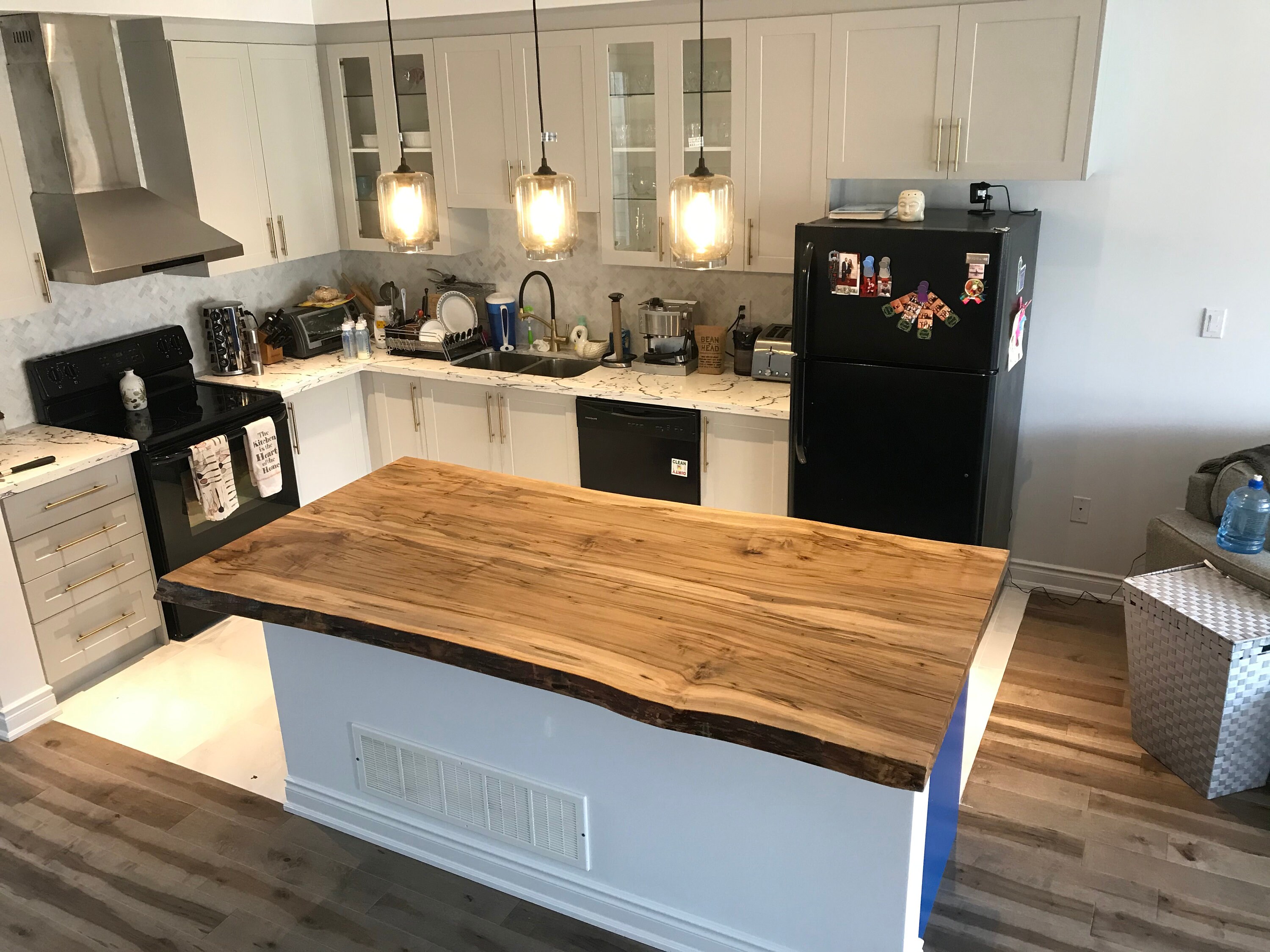 68' Maple Live Edge Countertop Island Top Wood Island Top Etsy