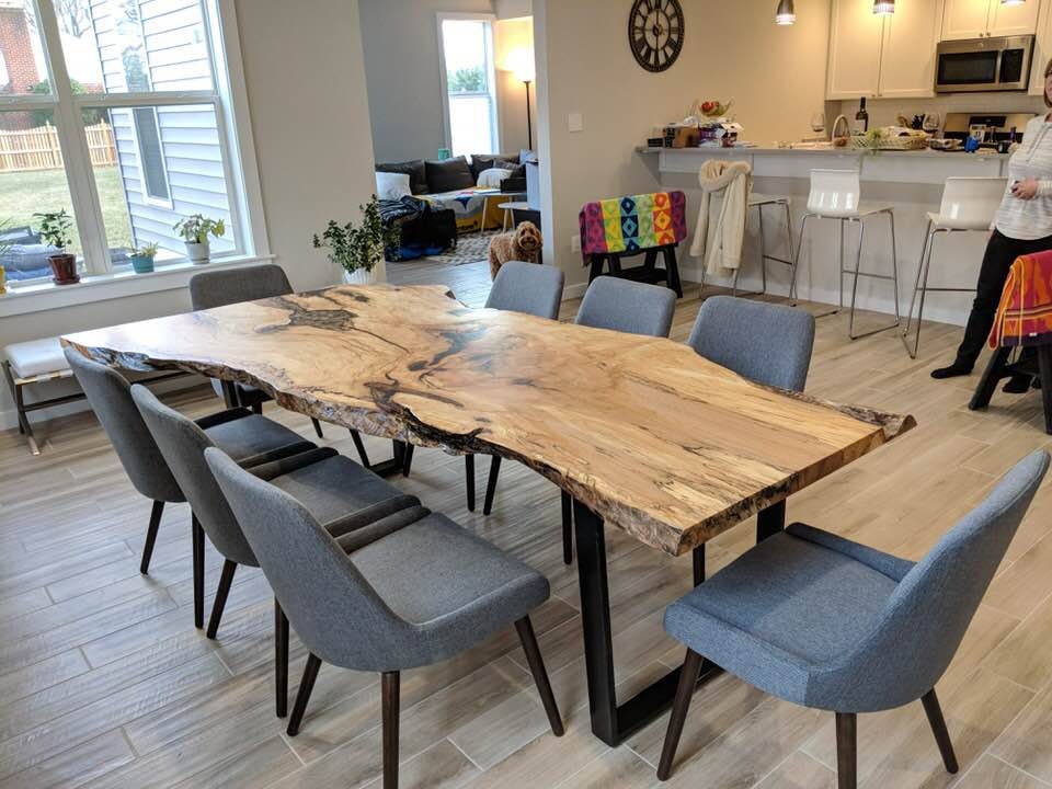 Live Edge Single Slab Harvest Table Dining Canada Single Slab Harvest Table Live Edge, Harvest Dining Table Canada