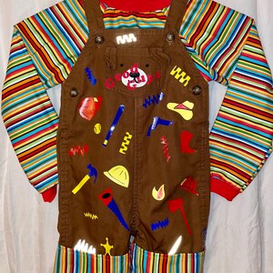 18m  Chucky Good Guy Halloween - Dress Up Costume.    Size  -  18m