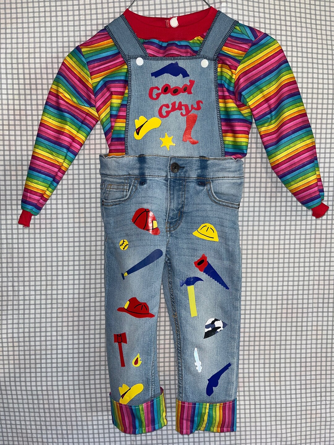 2t Chucky Costume
 2t Chucky Good Guy Halloween Dress up Costume Size 2t Etsy