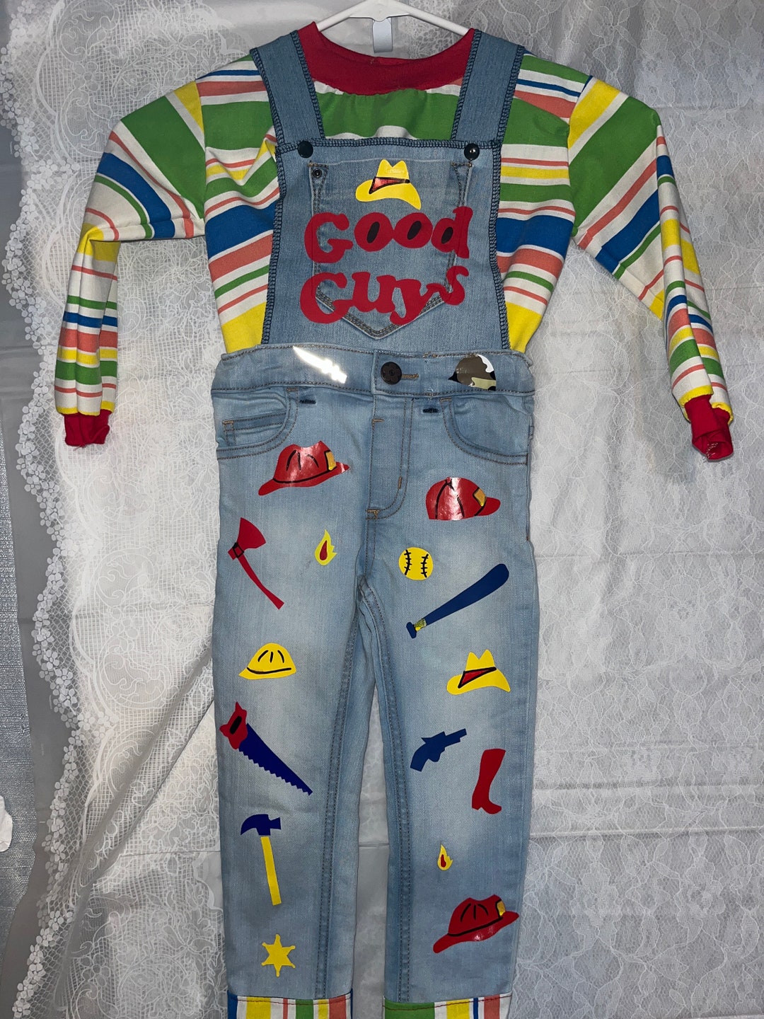 2t Chucky Costume
 2t Chucky Good Guy Halloween Dress up Costume Size 2t Etsy