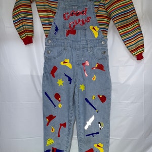 Chucky Good Guy Costume - Size 6 Kids - Halloween Dress Up