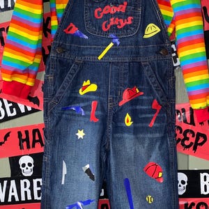 4t.  Chucky Good Guy Halloween - Dress Up Costume.    Size  - 4T  coveralls