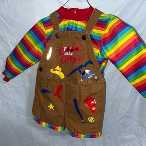 9 months.  Chucky Good Guy Halloween - Dress Up Costume.    Size  - 9 months