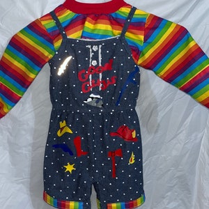 Chucky Good Guy Costume: Baby Halloween Outfit (6-9 Months)