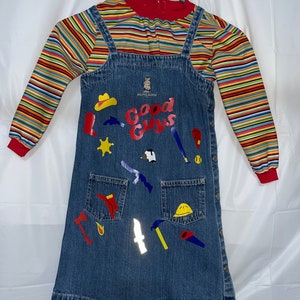 Chucky Good Guy Costume - Size 6 Kids - Halloween Dress Up