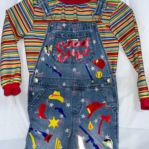Chucky Good Guy Costume: Size 5 Kids Halloween Dress-Up