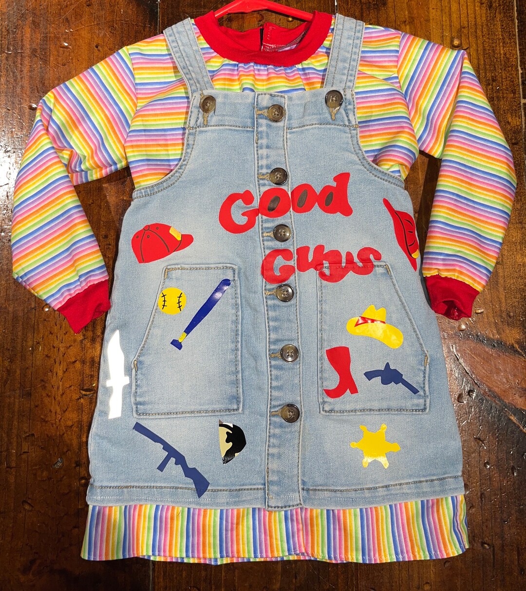 2t Chucky Costume
 2t Chucky Good Guy Halloween Dress up Costume Size 2t Etsy