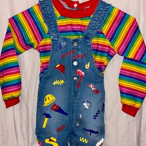 2t-3t. Chucky Good Guy Halloween - Dress Up Costume.    Size  -  2t-3t