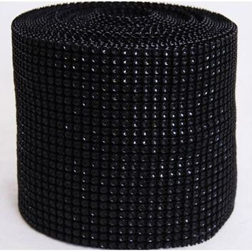  eZthings® Decorative Designer Sparkly Sheer Fabric Ribbons for  Party Decor and Gift Baskets (10 Yard, Red(3.5 Width))