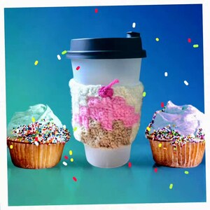 Cupcake Coffee Sleeve