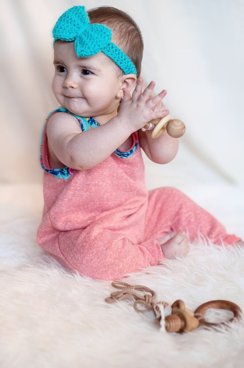 Baby Romper Harem Romper Short Romper Pink Romper Etsy