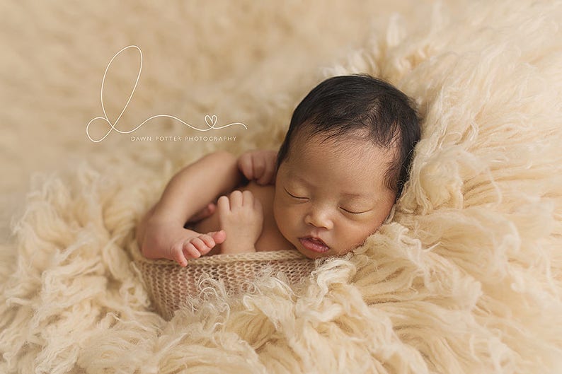 Newborn Baby Photography Prop Cream Baby Headband Baby Wrap Etsy