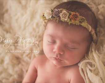 Fall Halo, Newborn Halo, Baby Halo, Photo Prop, Newborn Crown, Floral Halo, Infant, Hair Accessories, Baby Headband, Floral Headband, Halo