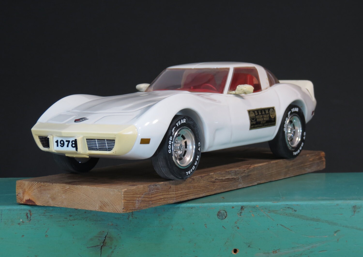 Jim Beam 1978 Corvette Decanter with Original Box White Car Etsy