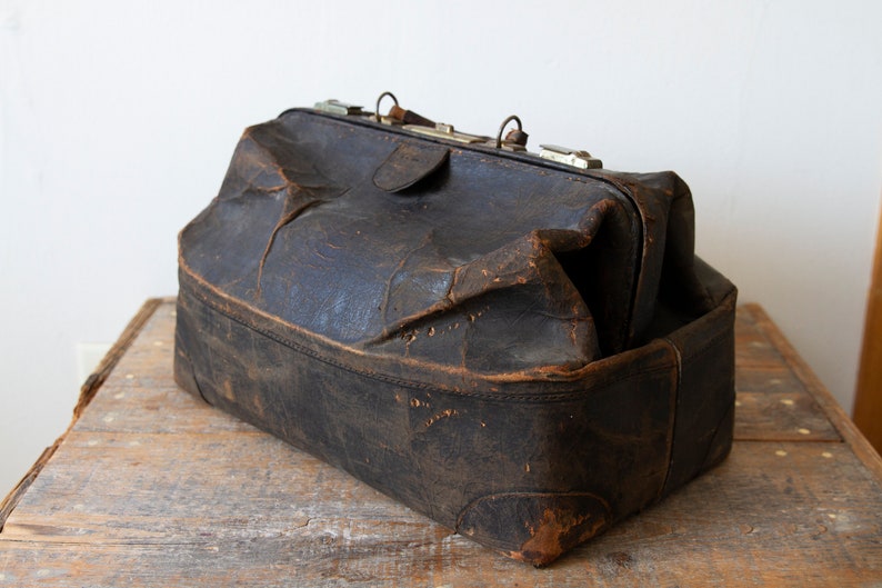 Vintage Leather Doctor Bags & Vintage Leather American Etsy