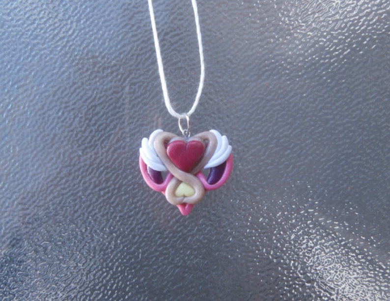 Lolirock Iris Necklace Kawaii Magical Girl Pendant Clay Etsy