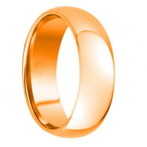 Tungsten Wedding Band,Tungsten Wedding Ring,Rose Gold,Dome,High Polish,Anniversary Ring,Grooms,Engagement,His,Hers,8mm, Rose Gold Tungsten