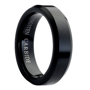 Black Tungsten Wedding Band, Black Tungsten Ring, Black Men Tungsten Rings, Black Wedding Bands, Black Mens Wedding Band, Black Wedding Band