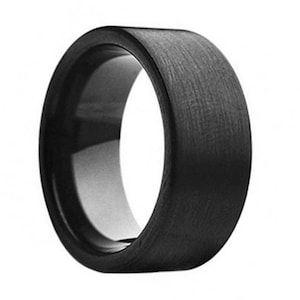 Tungsten Wedding Band,9mm,Black Wedding Band,Mens Wedding Band,Engraving,Anniversary,Brushed,Polish,Size,Mens Ring,Mans,Rings,Set,His Hers