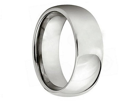 Titanium Wedding Band Men Titanium Rings Mens Wedding Band Etsy