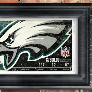 Superbowl 59 - Philadelphia Eagles Vintage Ticket Poster