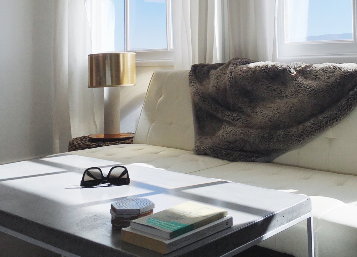 Modern Coffee Table Concrete Table Contemporary Smooth | Etsy