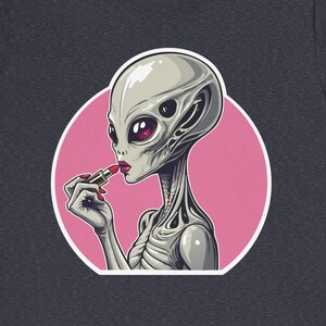 Alien Vibes Graphic Tee: Sci-Fi Unisex T-Shirt