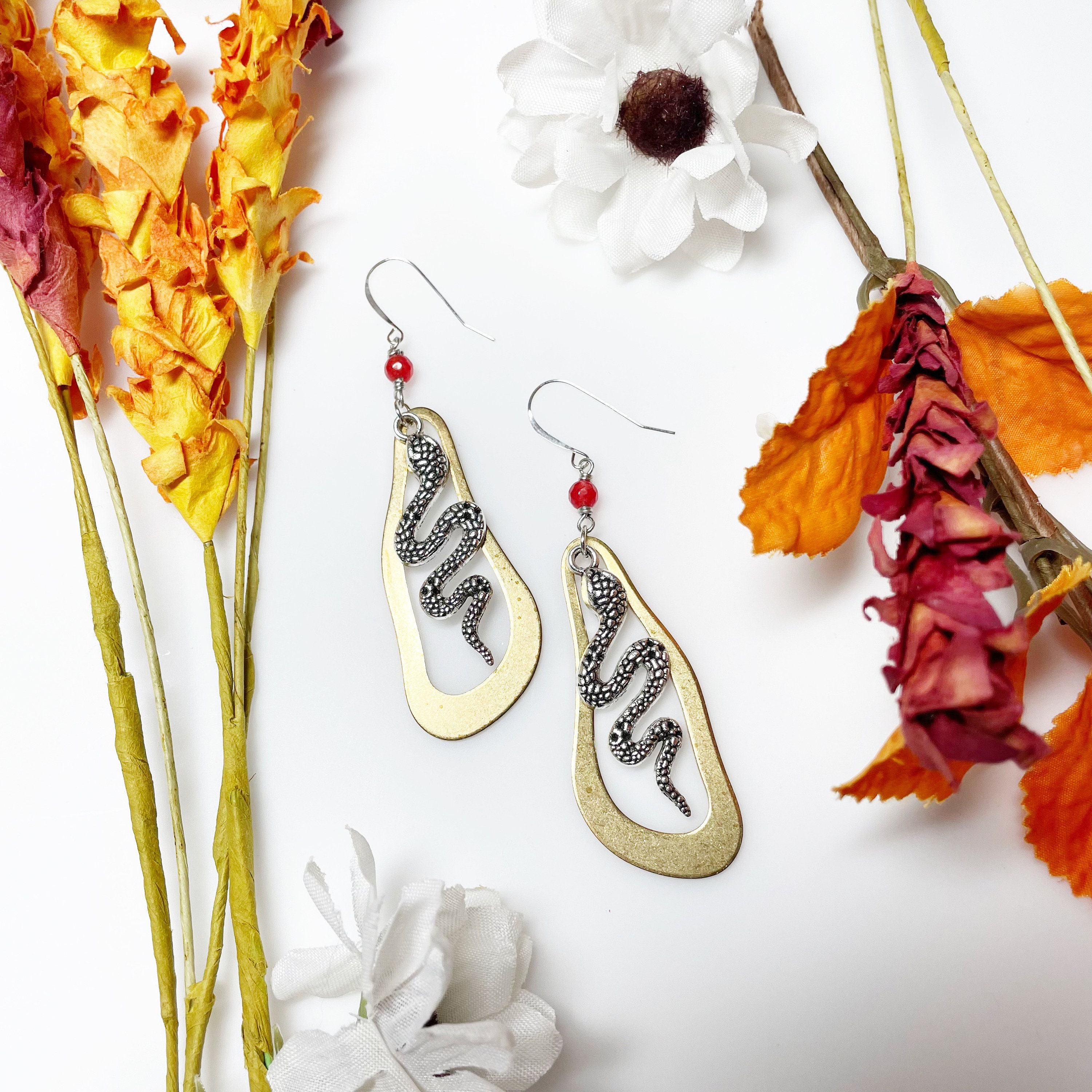 Snake hoop earrings scott pilgrim sale