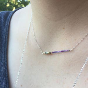 Lightsaber Necklace Choose A Style Stainless Steel Chain Star Wars Inspired Jedi/Sith Necklace Purple