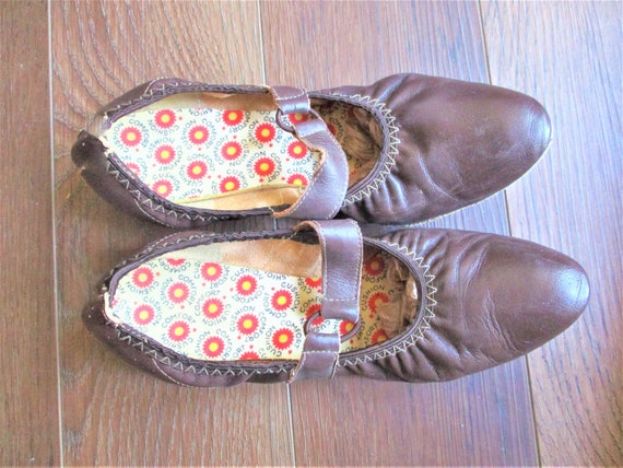 Coast Square Dance Shoes Made in Hollywood Vintage Leather Retro