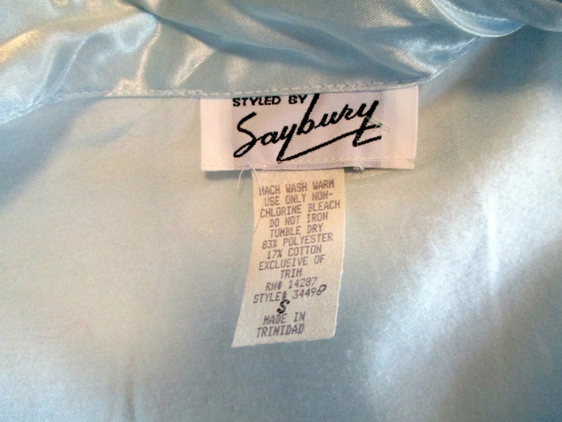 Saybury Nightgown Smocked Night Gown Robe Long Sleeve Pockets Flannel Lined 2 Available One Blue One White