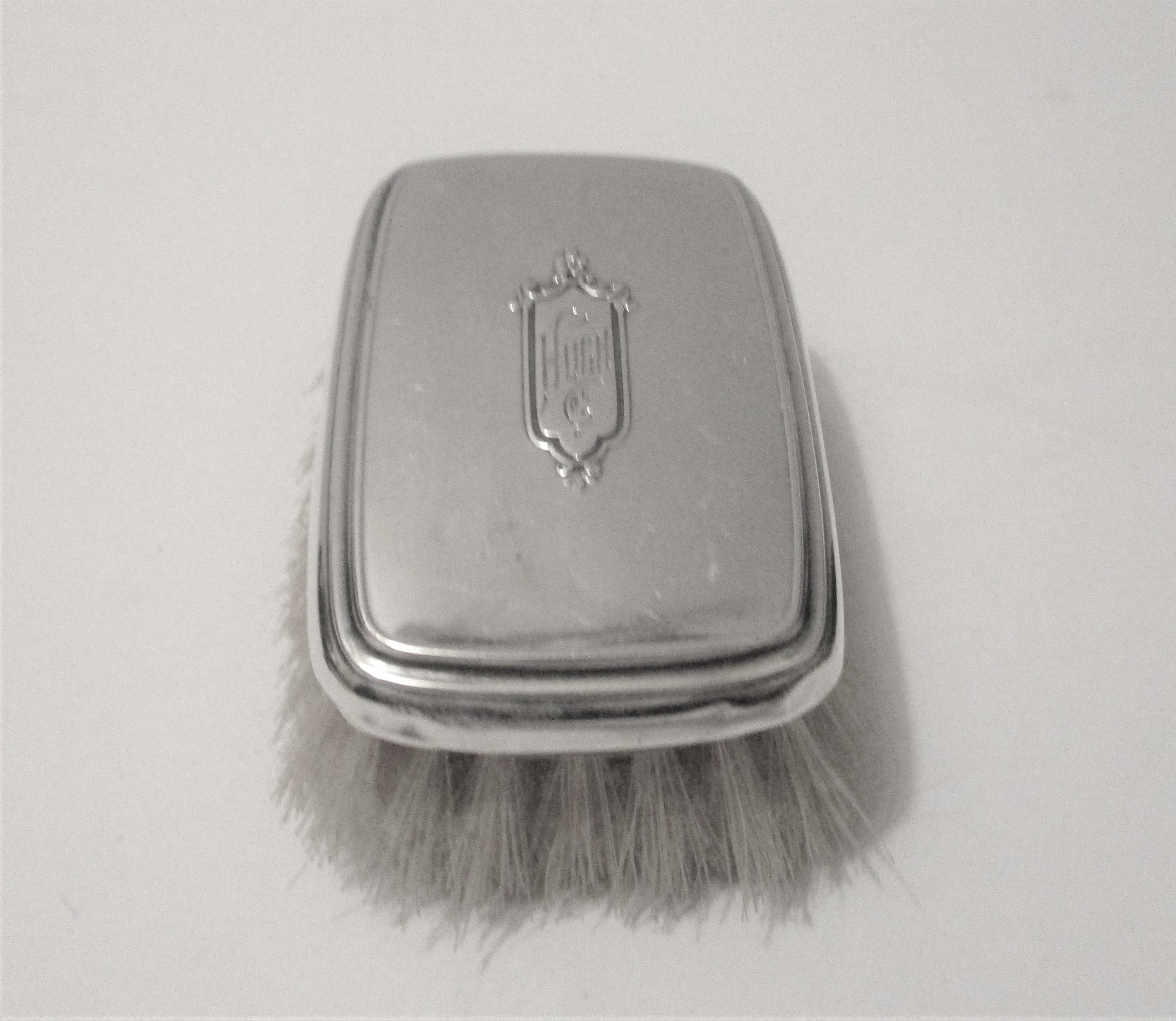 Sterling Silver Brush /Grooming Brush / Baby Brush - Sterling Silver 925 Vintage Sterling Silver Baby Brush main image 3