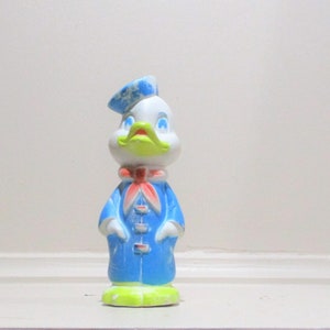 Donald Duck Vintage Squeeze Toy Works 5 Inches Tall