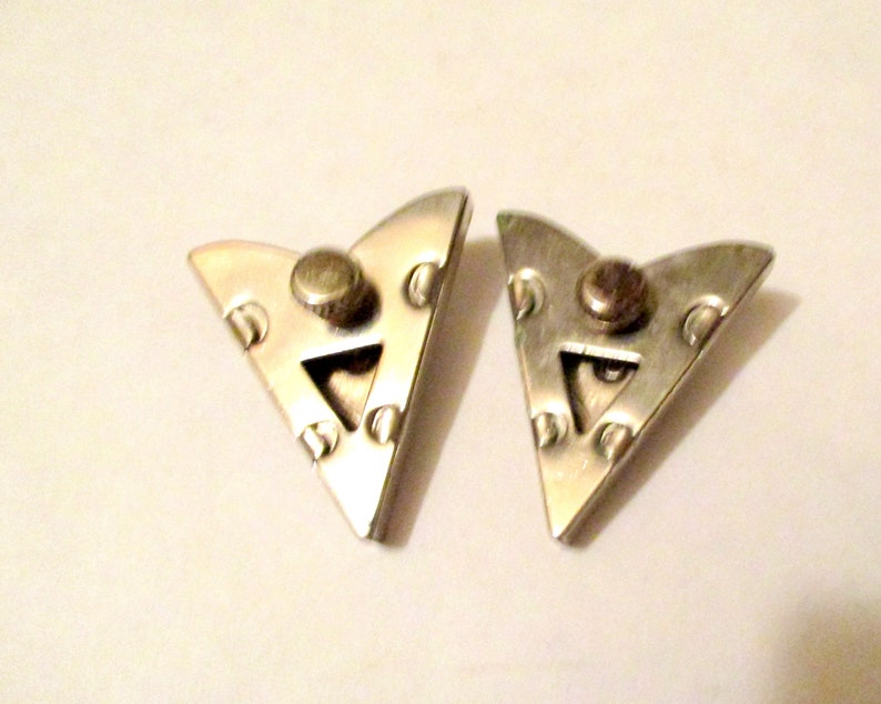 Cowboy Collar Tips Southwestern Silver Tone Long Horn Steer Collar Tips Vintage Western Collar Tabs Stays Cowboy Collar Cover