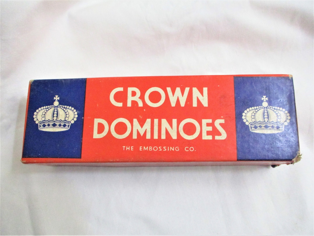 Vintage Crown Dominos the Embossing Co Albany New York USA in Etsy