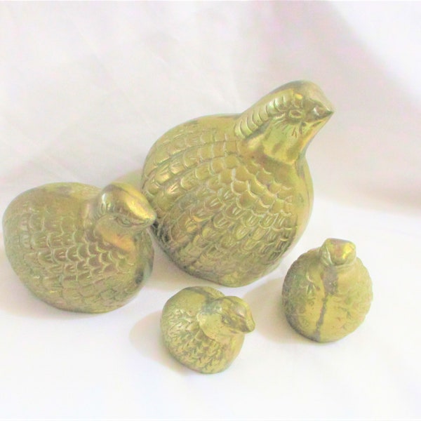 Brass Quail Etsy