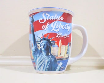 Statue of Liberty New York Mug Statue of Liberty Museum New York City Skyline