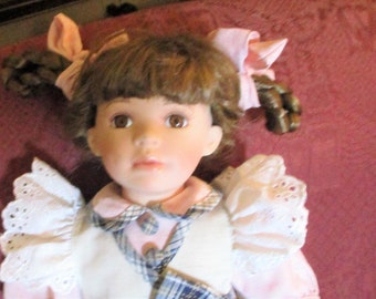 Kingstate  Doll Bisque Porcelain 18 Inches Tall Number 325/3500 The Doll Collector