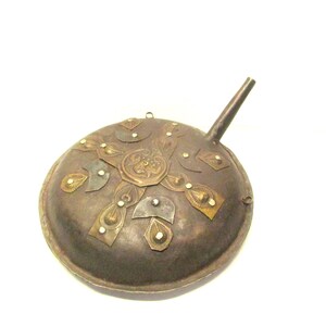 Bed Warmer Pan Round Metal Decorative Elements