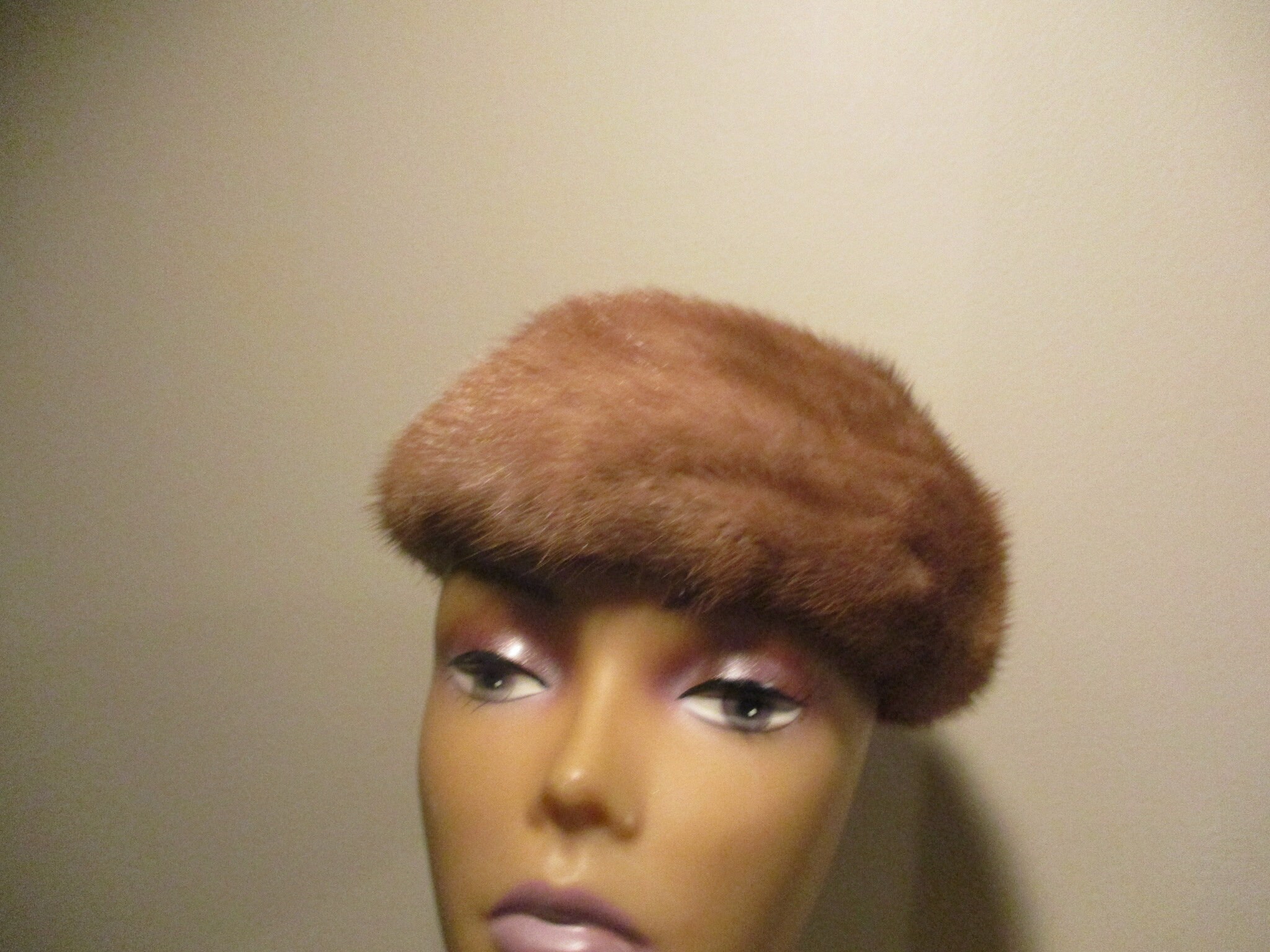Mink Pillbox Hat Ambrose New York Helen 